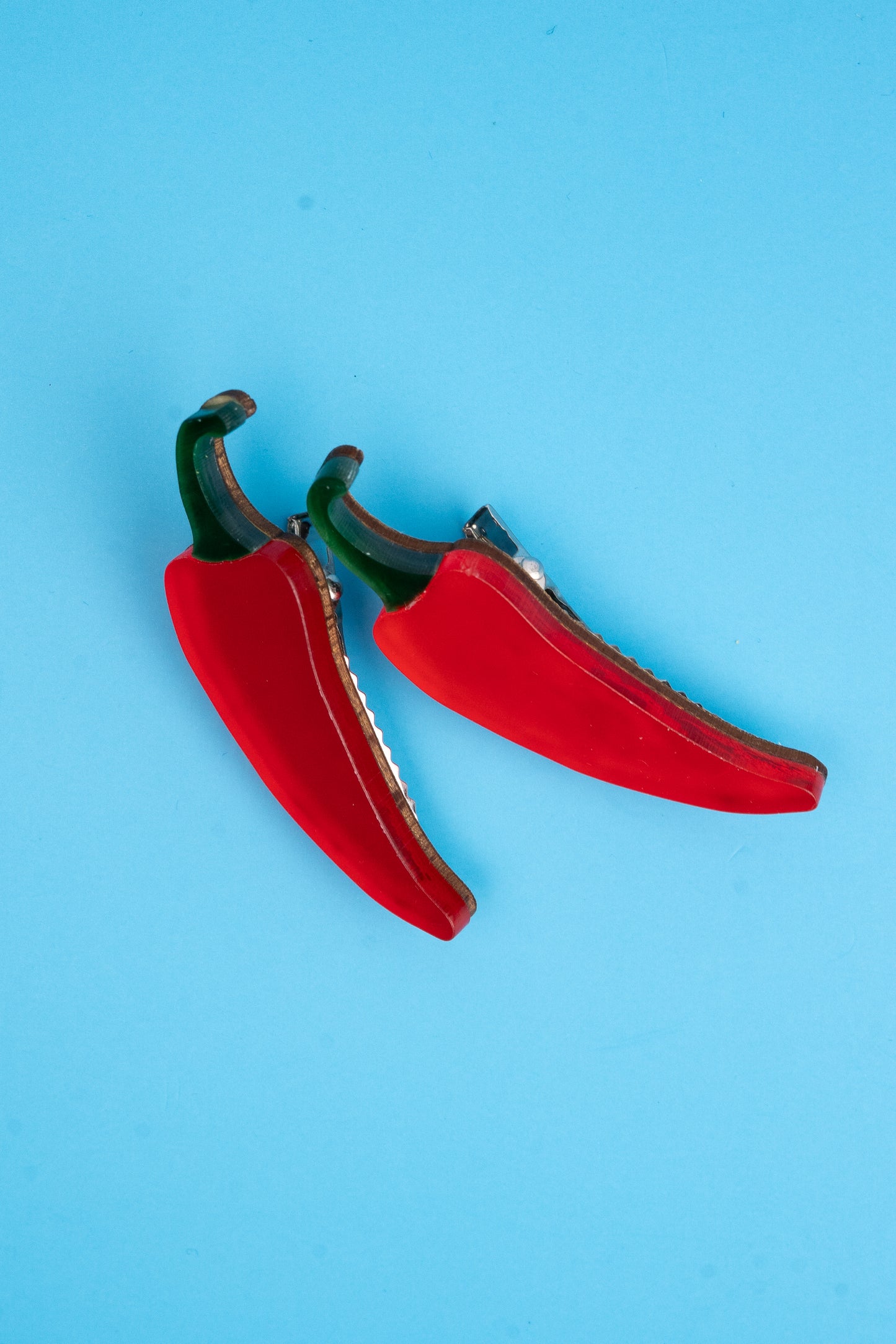 Chilli Hair Clips - Set of 2