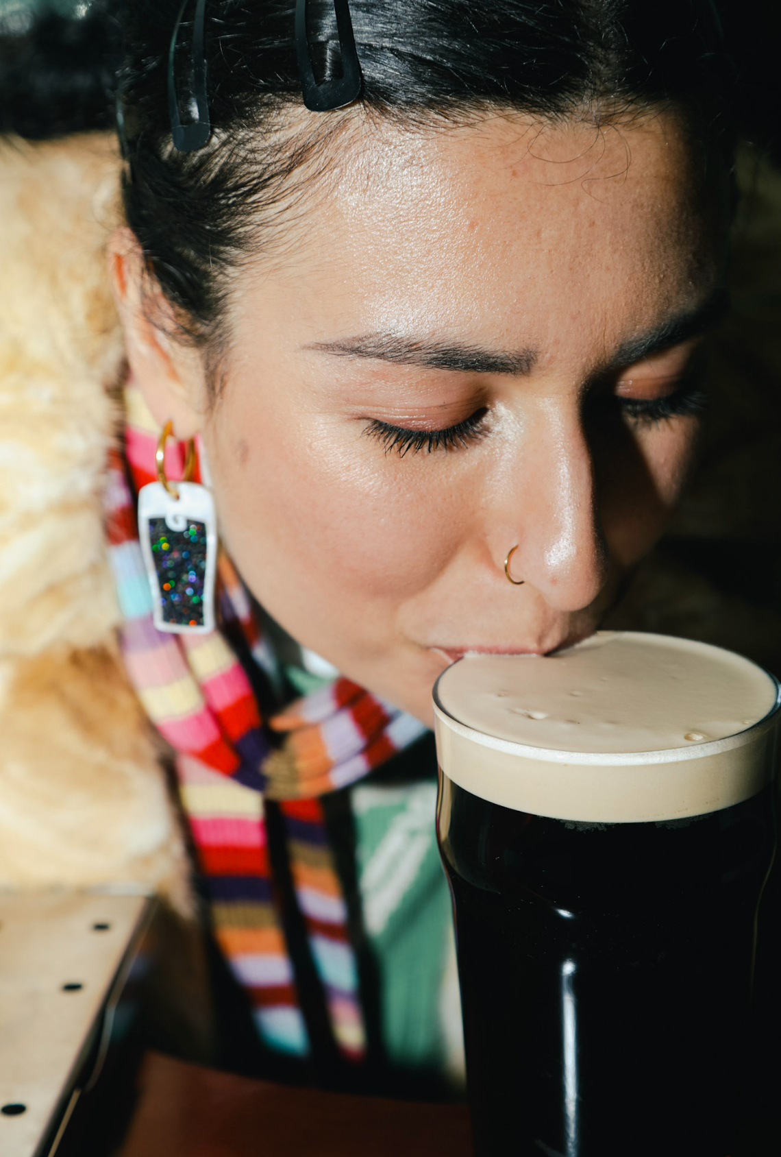 Split the G Hoop Earrings