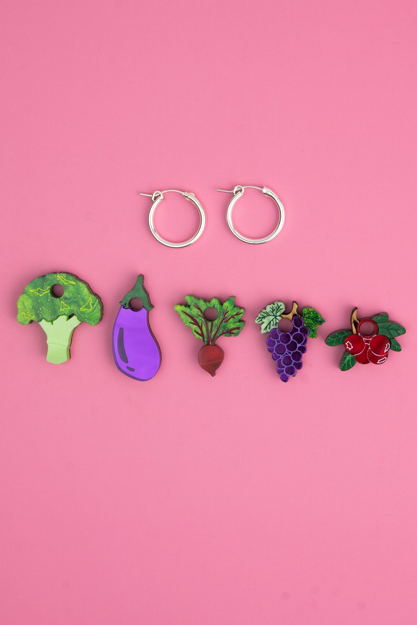 Autumn Hoop Earrings - Set of 5