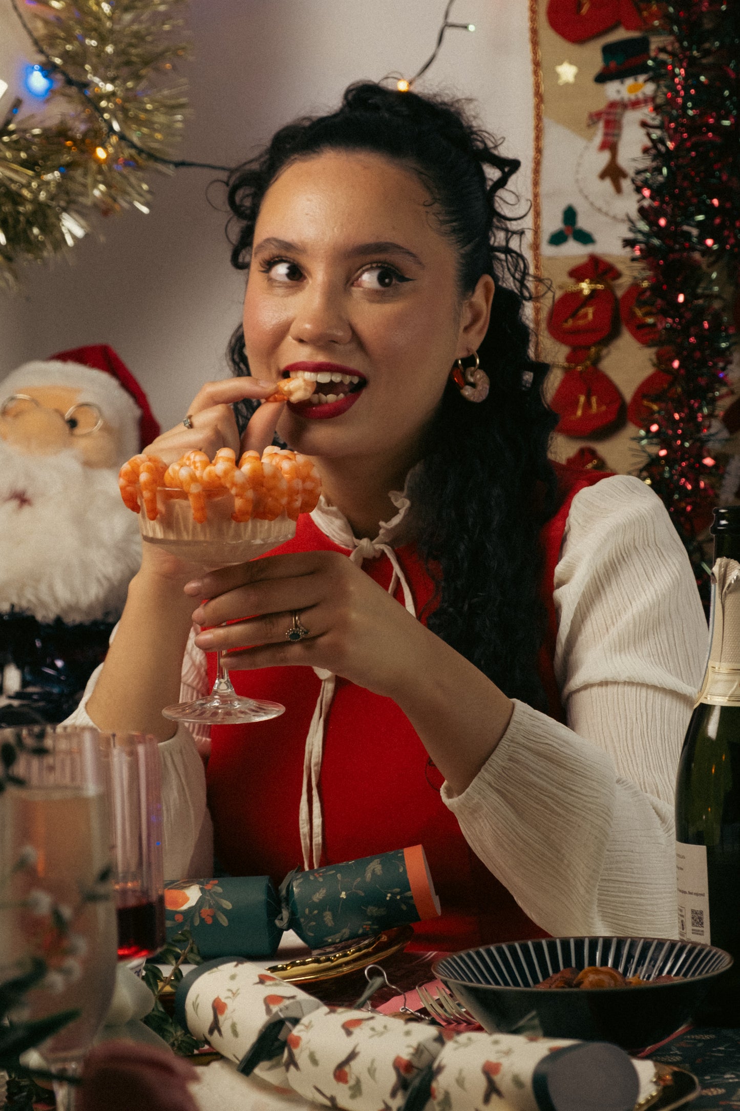 Shrimp Hoop Earrings