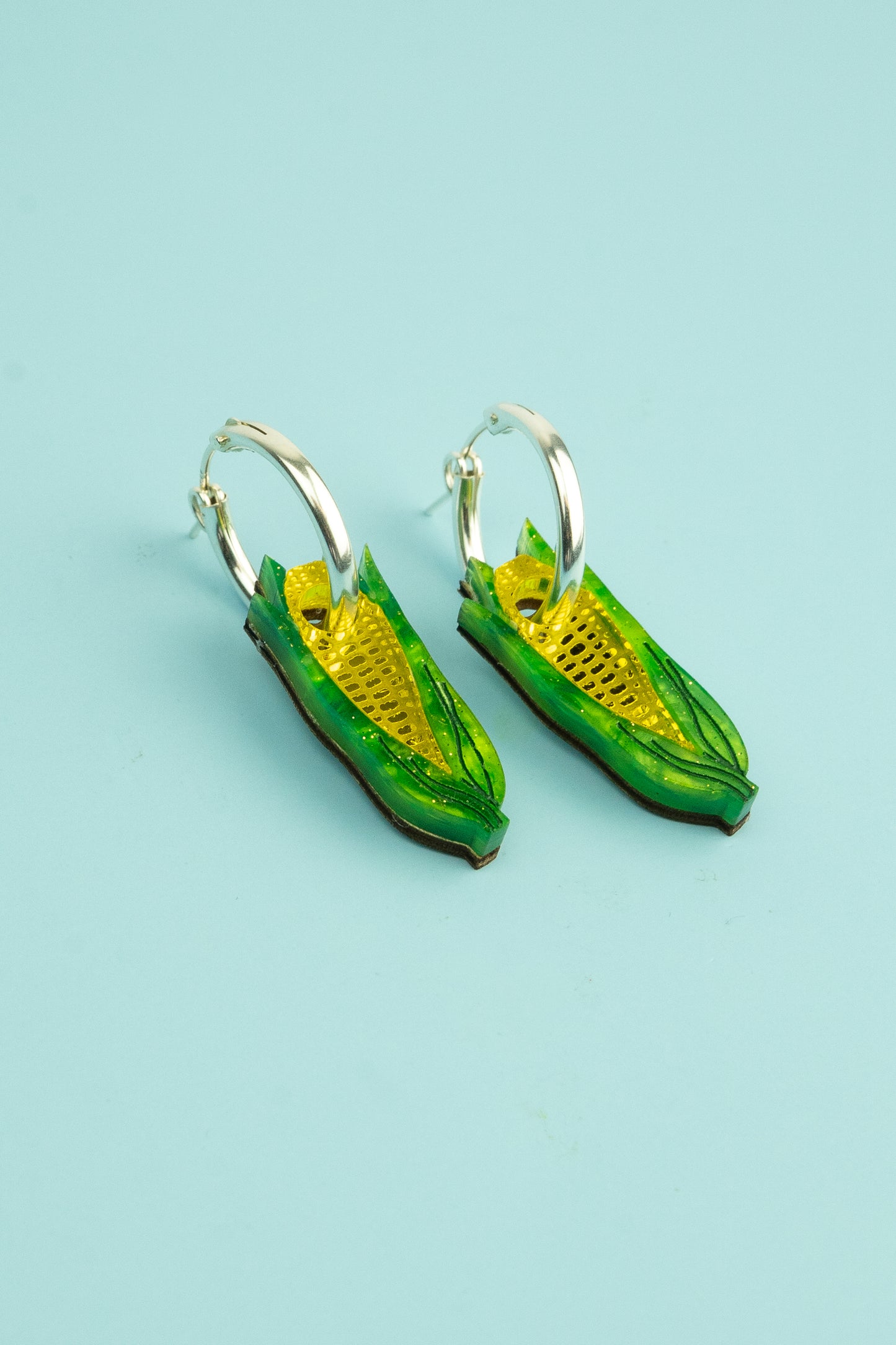 Corn Hoop Earrings