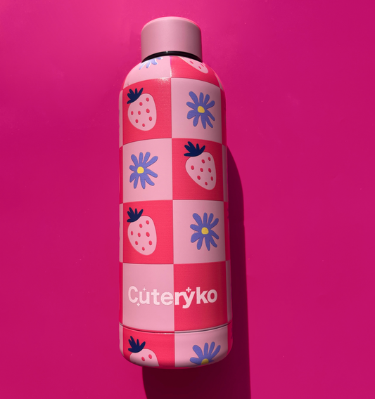 Strawberry Thermal Water Bottle