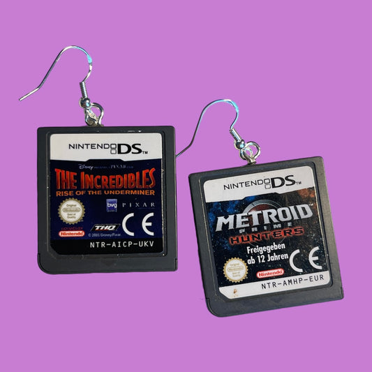 The Incredibles and Metroid DS Earrings