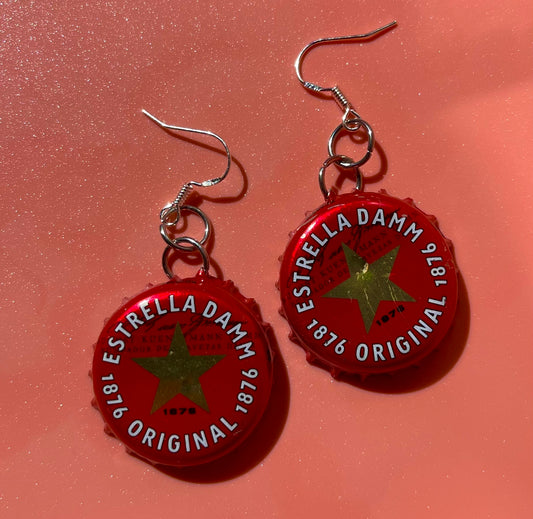 Estrella Bottle Cap Earrings