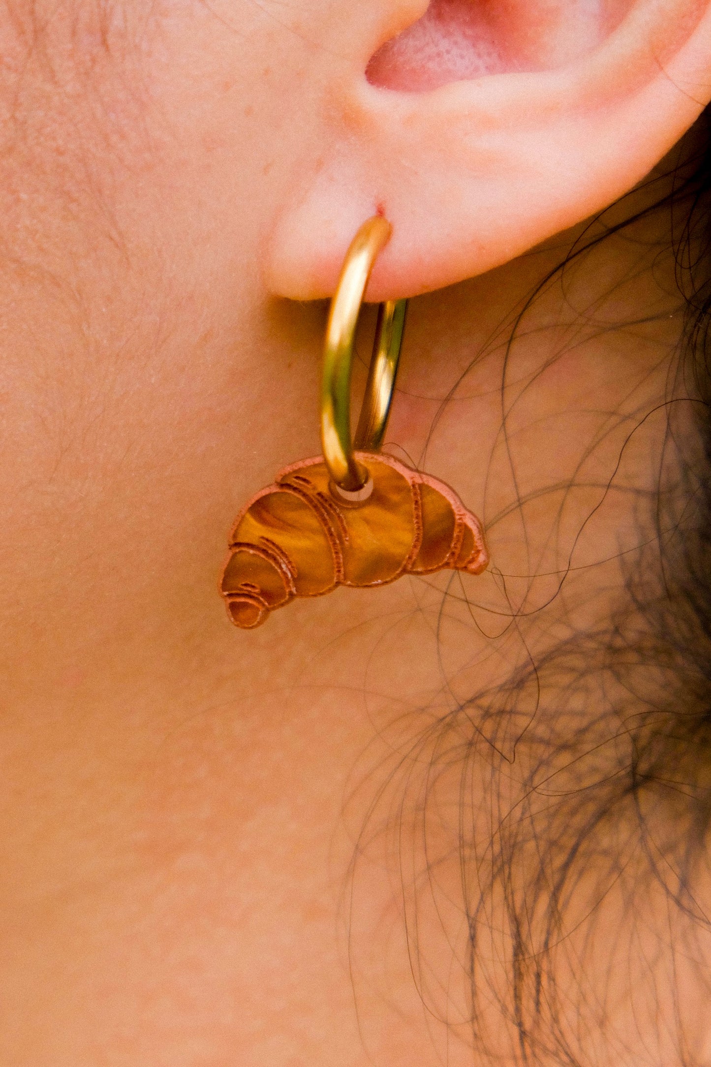 Croissant Hoop Earrings