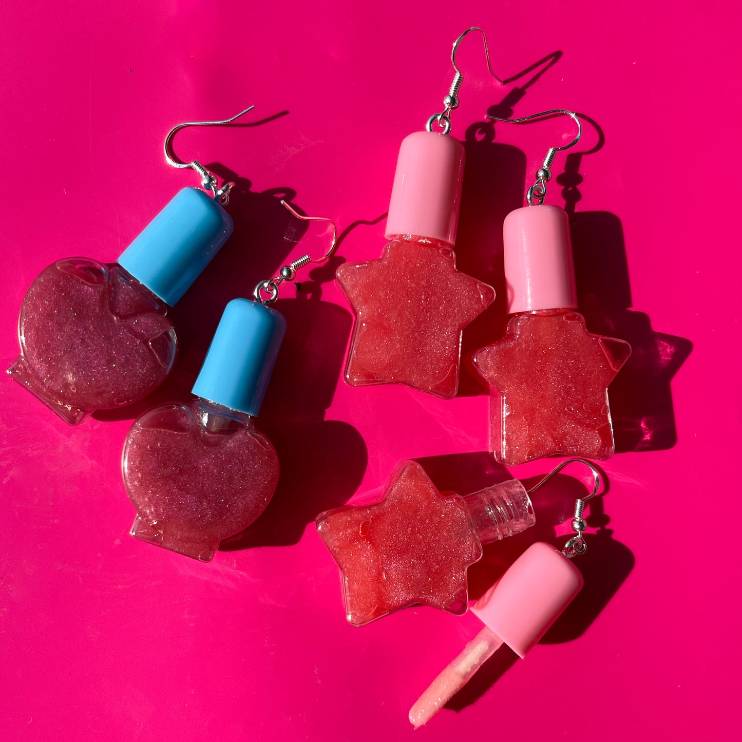 Star Lip Gloss Earrings