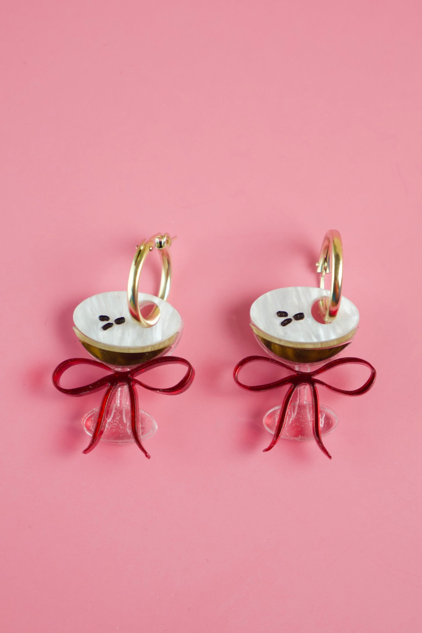 Espresso Martini Hoop Earrings