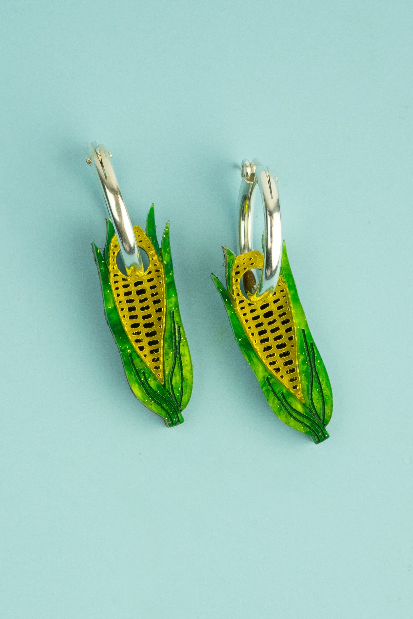 Corn Hoop Earrings