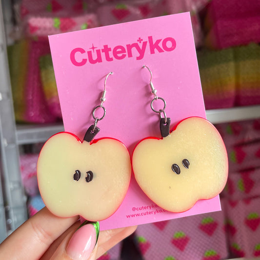Apple Slice Earrings