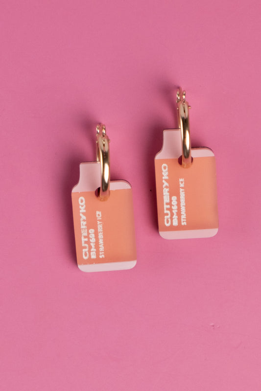 Vape Hoop Earrings