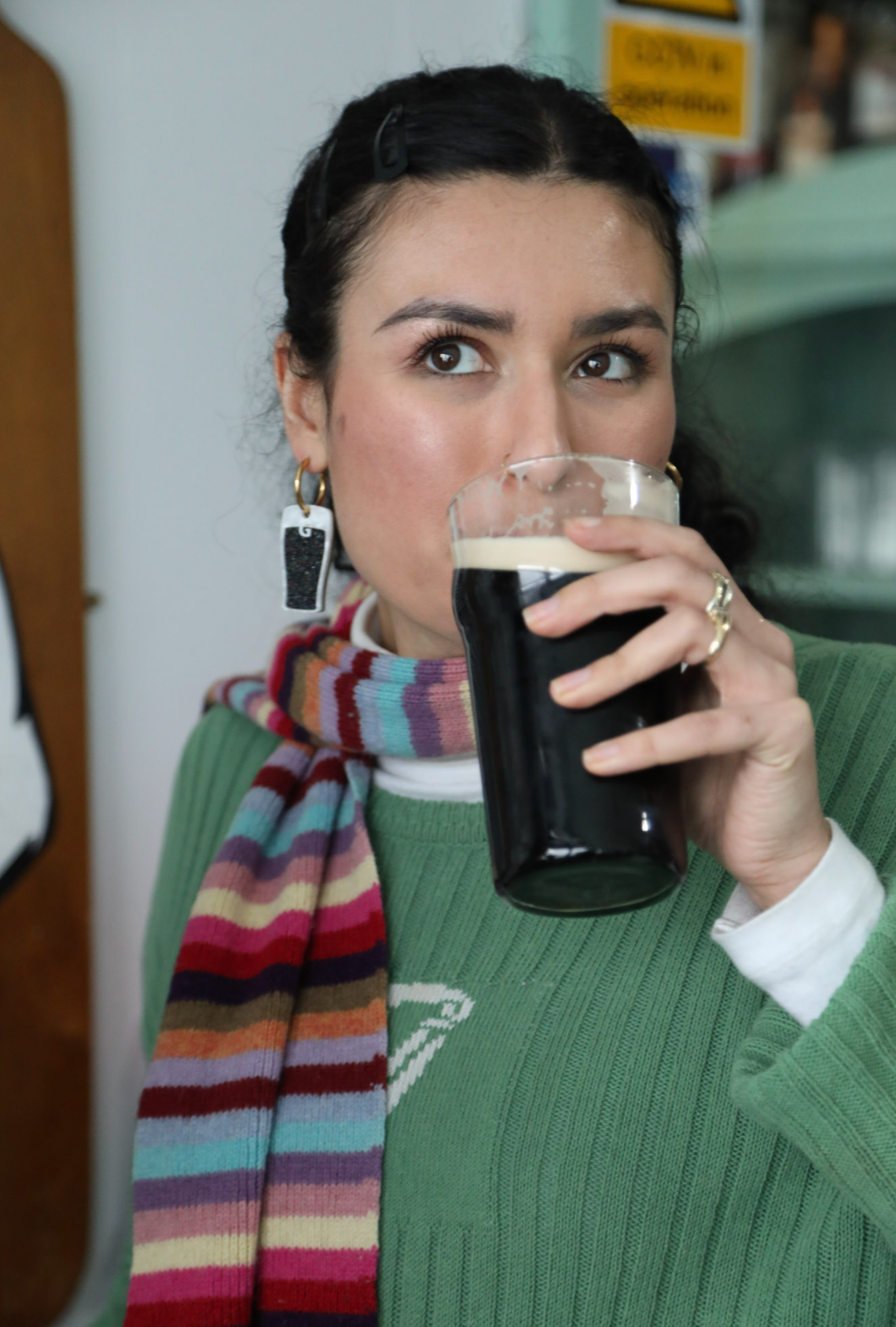 Split the G Hoop Earrings