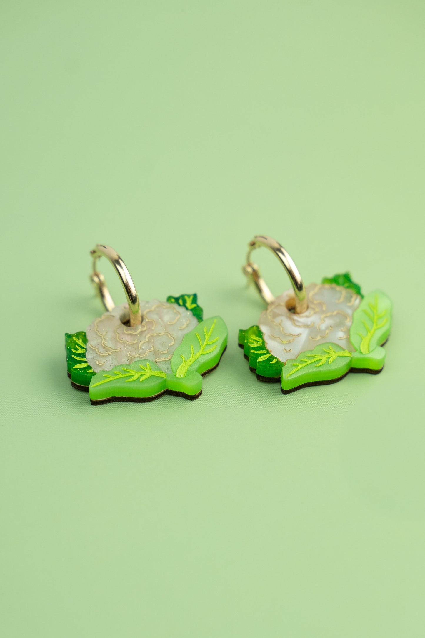 Cauliflower Hoop Earrings