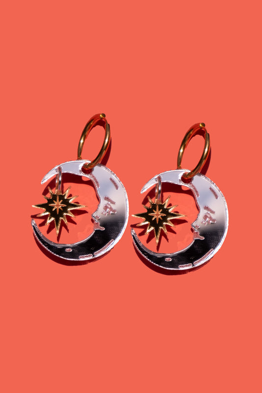 Shining Illumination Hoop Earrings