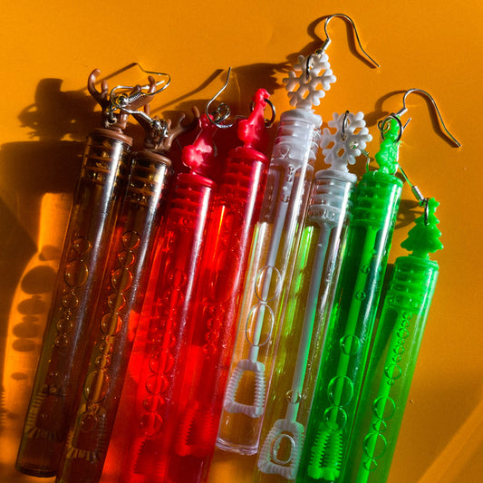 Christmas Bubble Earrings