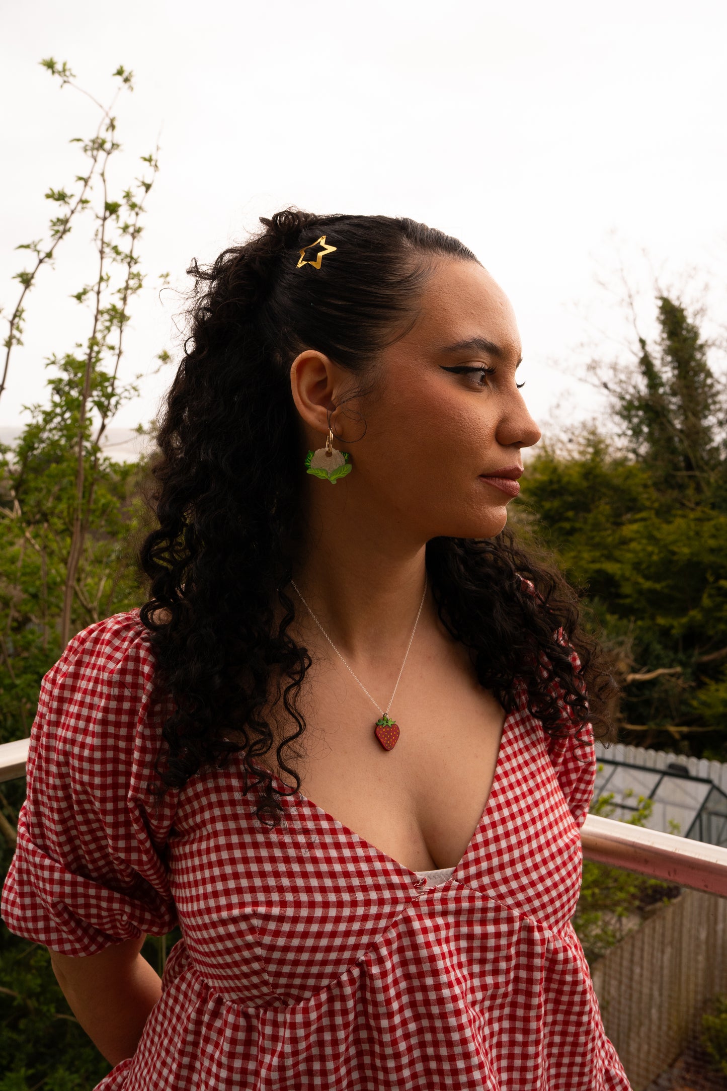 Cauliflower Hoop Earrings