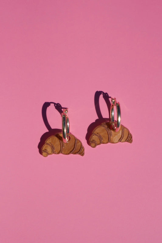 Croissant Hoop Earrings