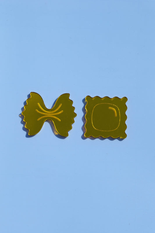 Pasta Shell Hair Clips - Set of 2