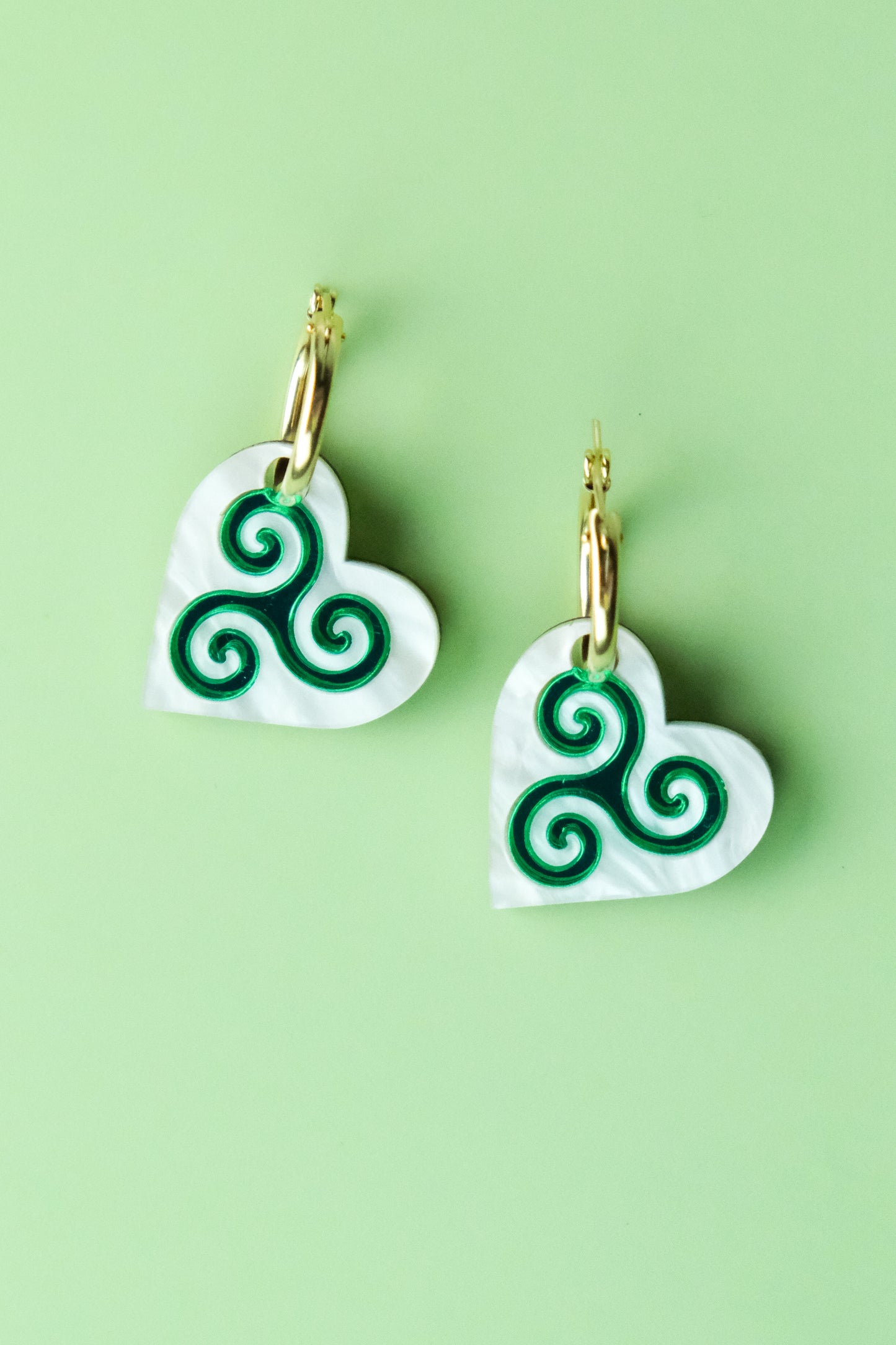 Triskelion Hoop Earrings