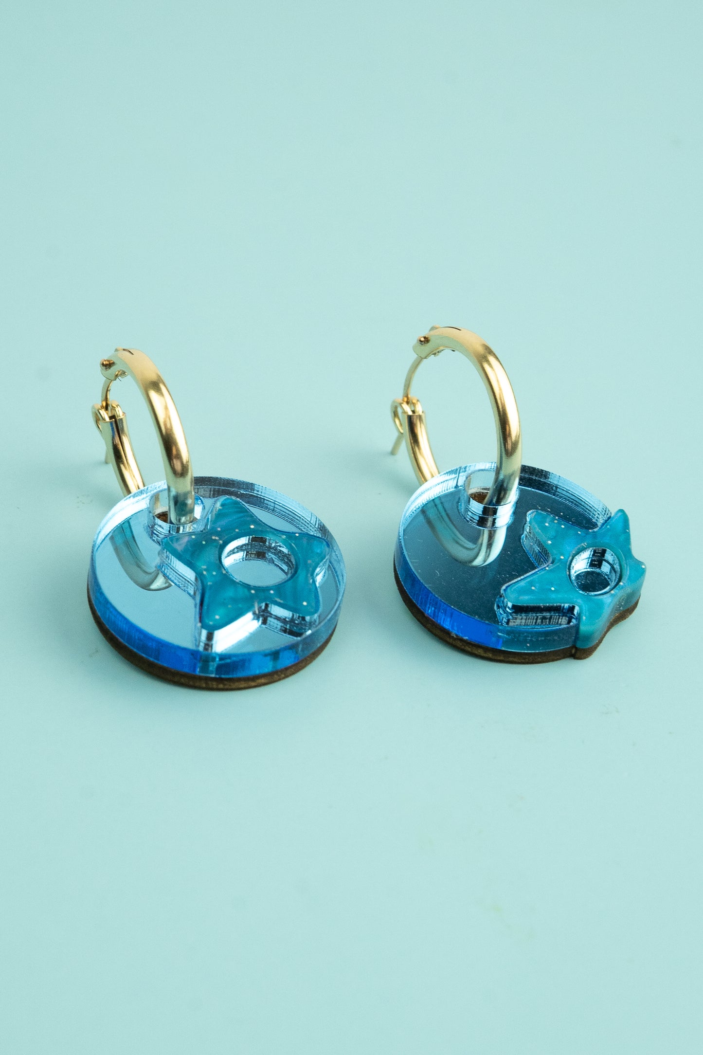 Blueberry Hoop Earrings