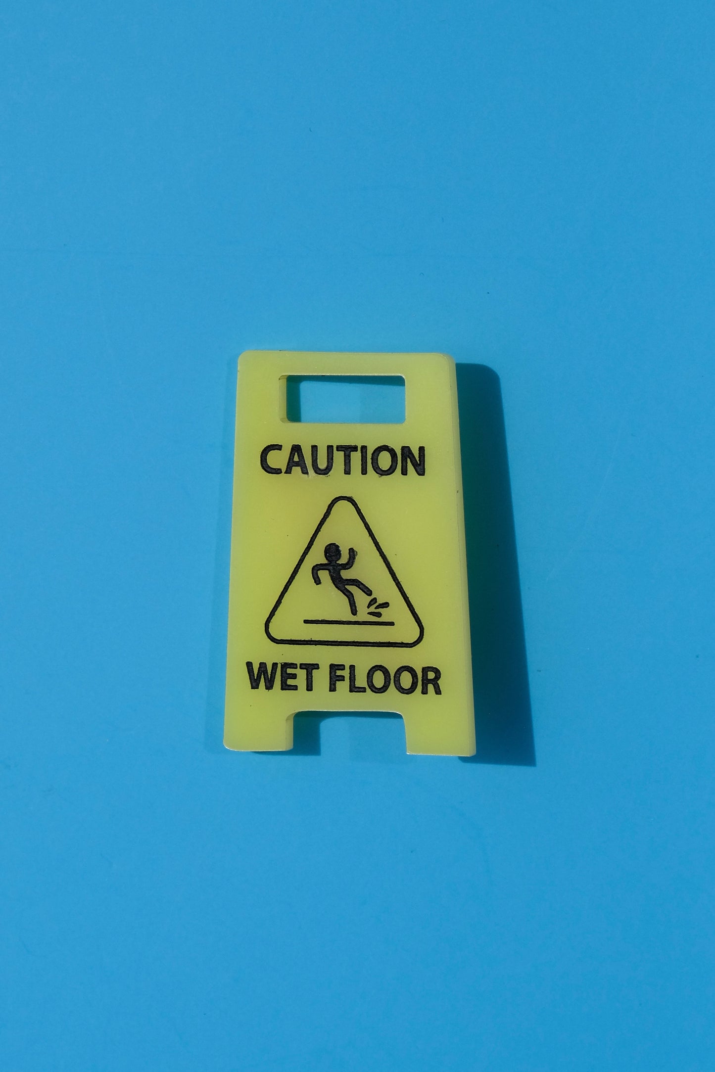 Wet Floor Sign Hair Clip