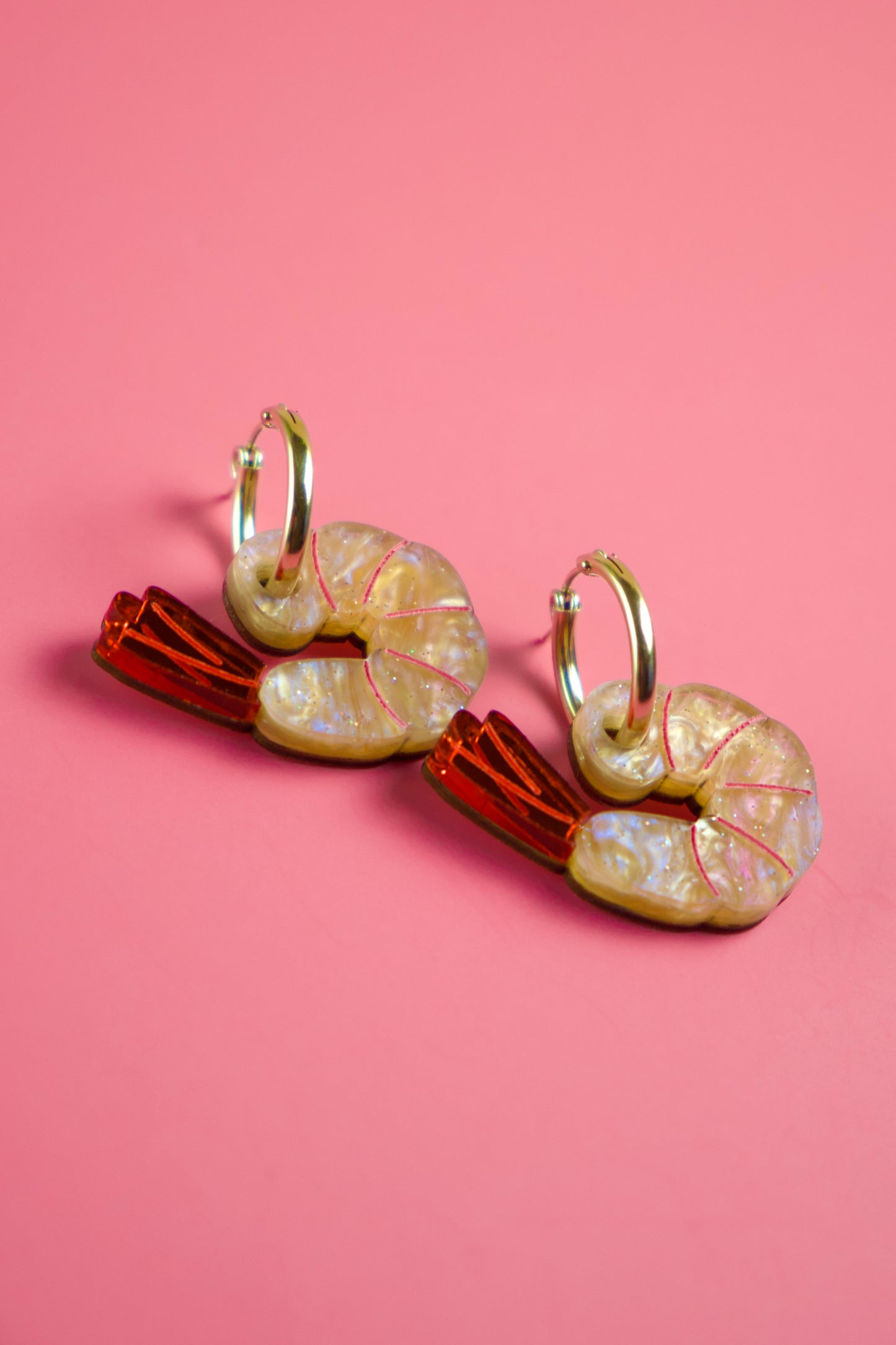 Shrimp Hoop Earrings
