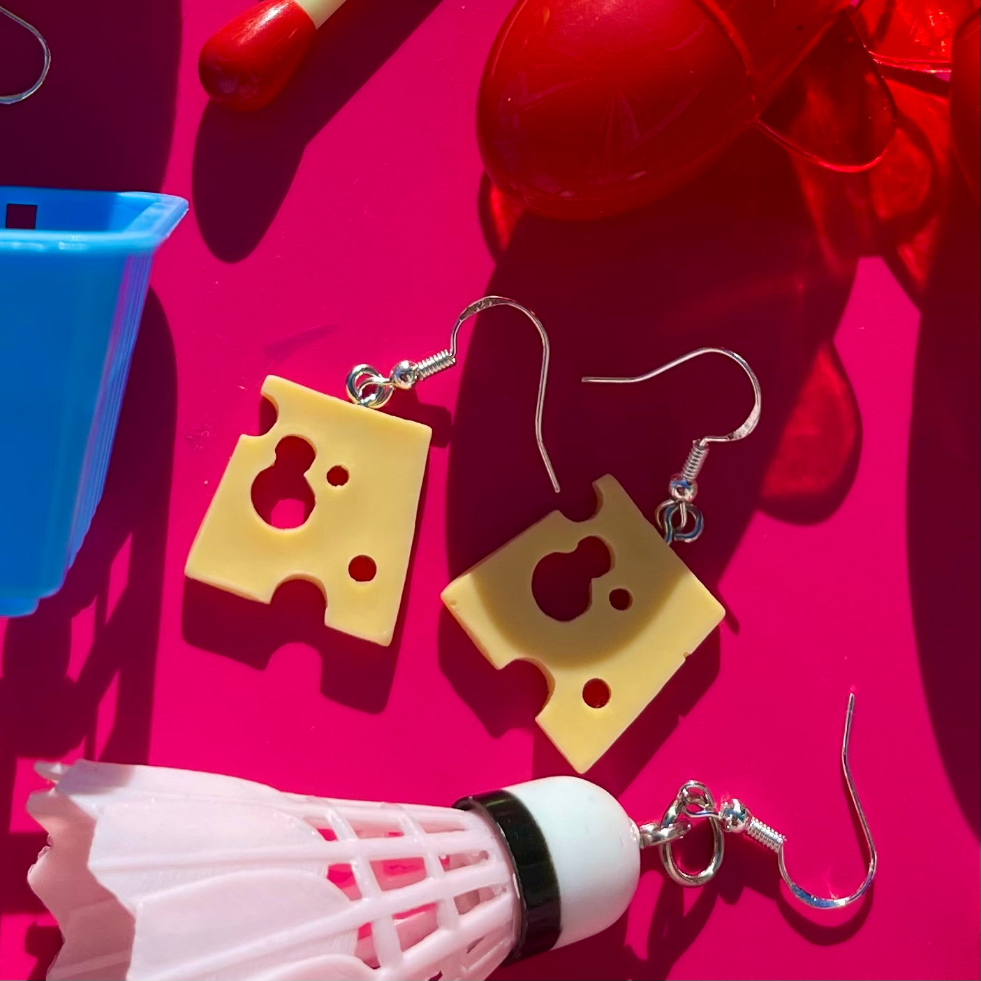 Cheese Earrings - Cuteryko