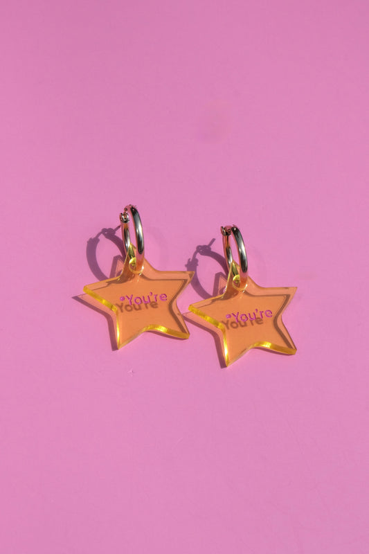 *You're Hoop Earrings