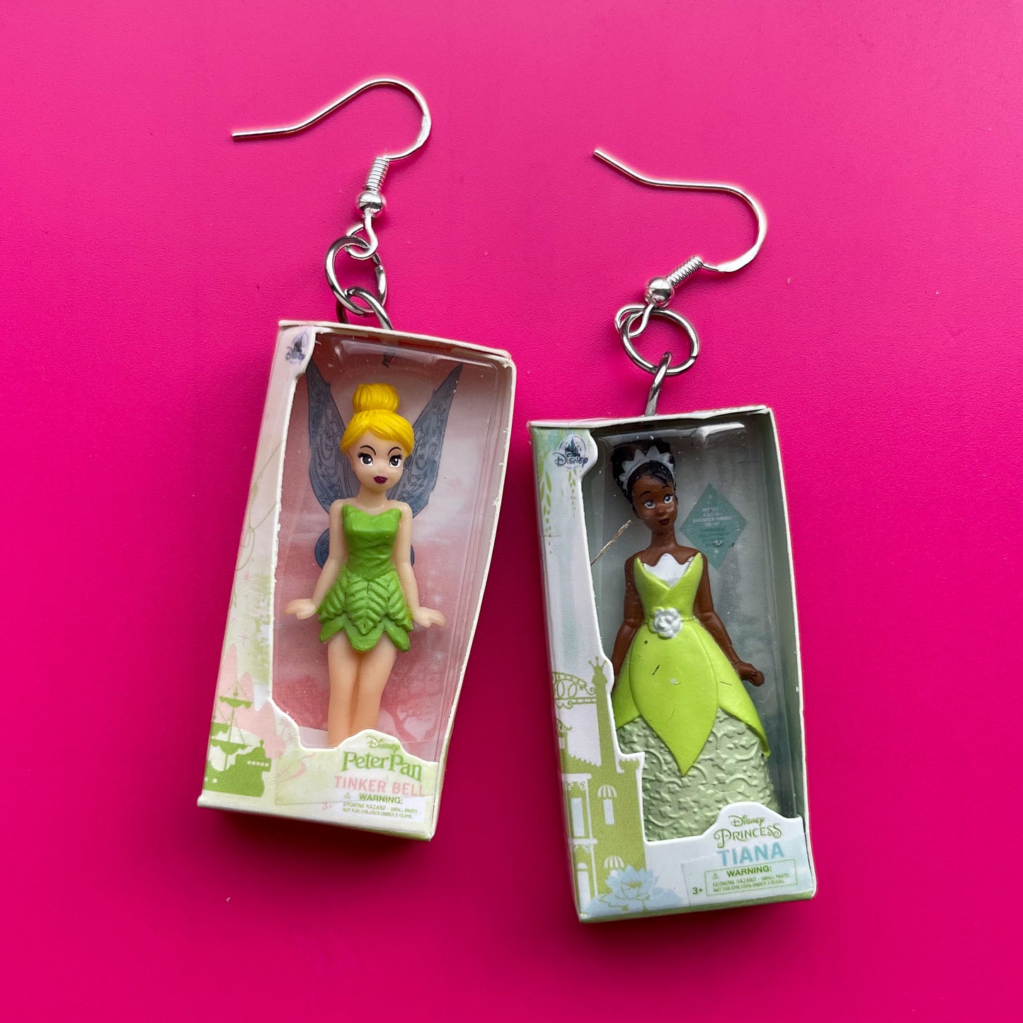 Tinker Bell and Tiana Earrings