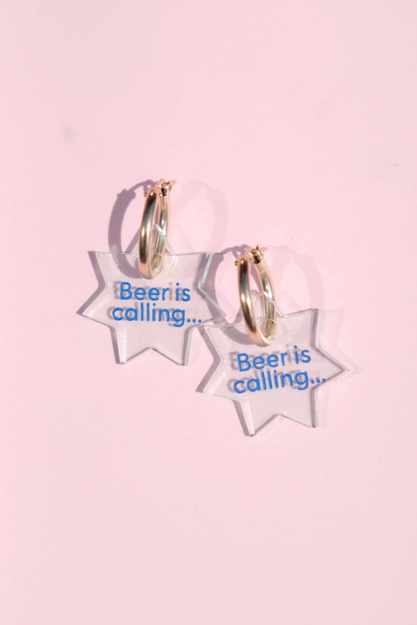 Beer is calling... Hoop Earrings