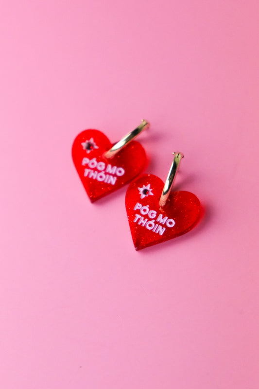 Póg Mo Thóin Hoop Earrings