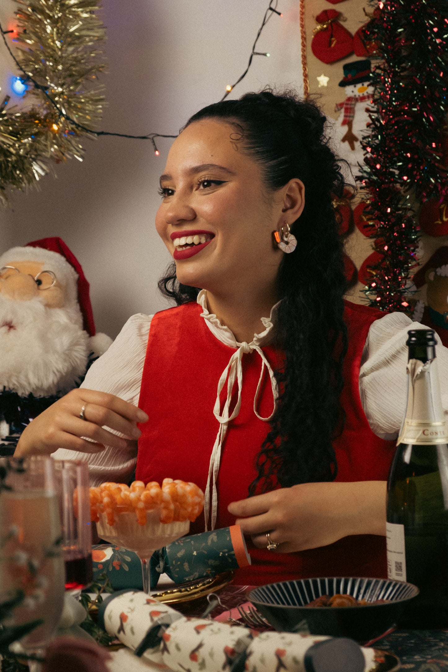 Shrimp Hoop Earrings