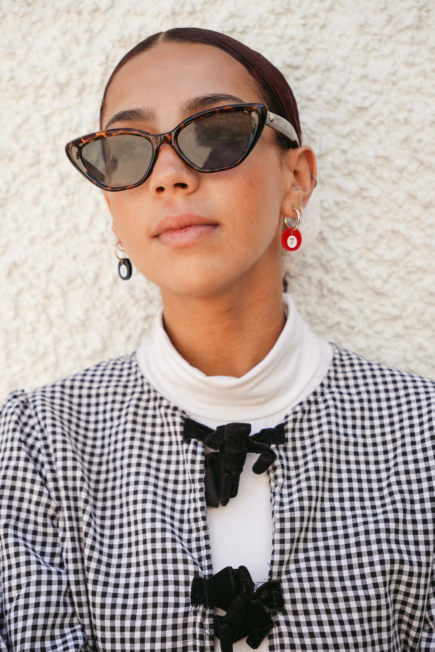 Pool Ball Hoop Earrings - Set of 3