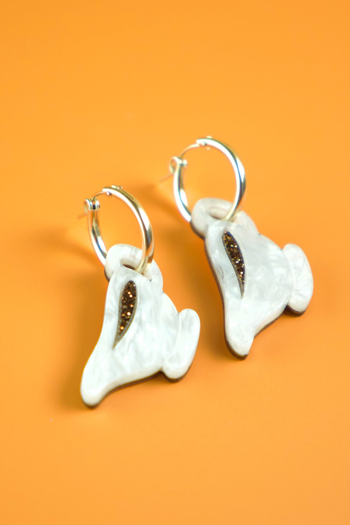Gravy Boat Hoop Earrings
