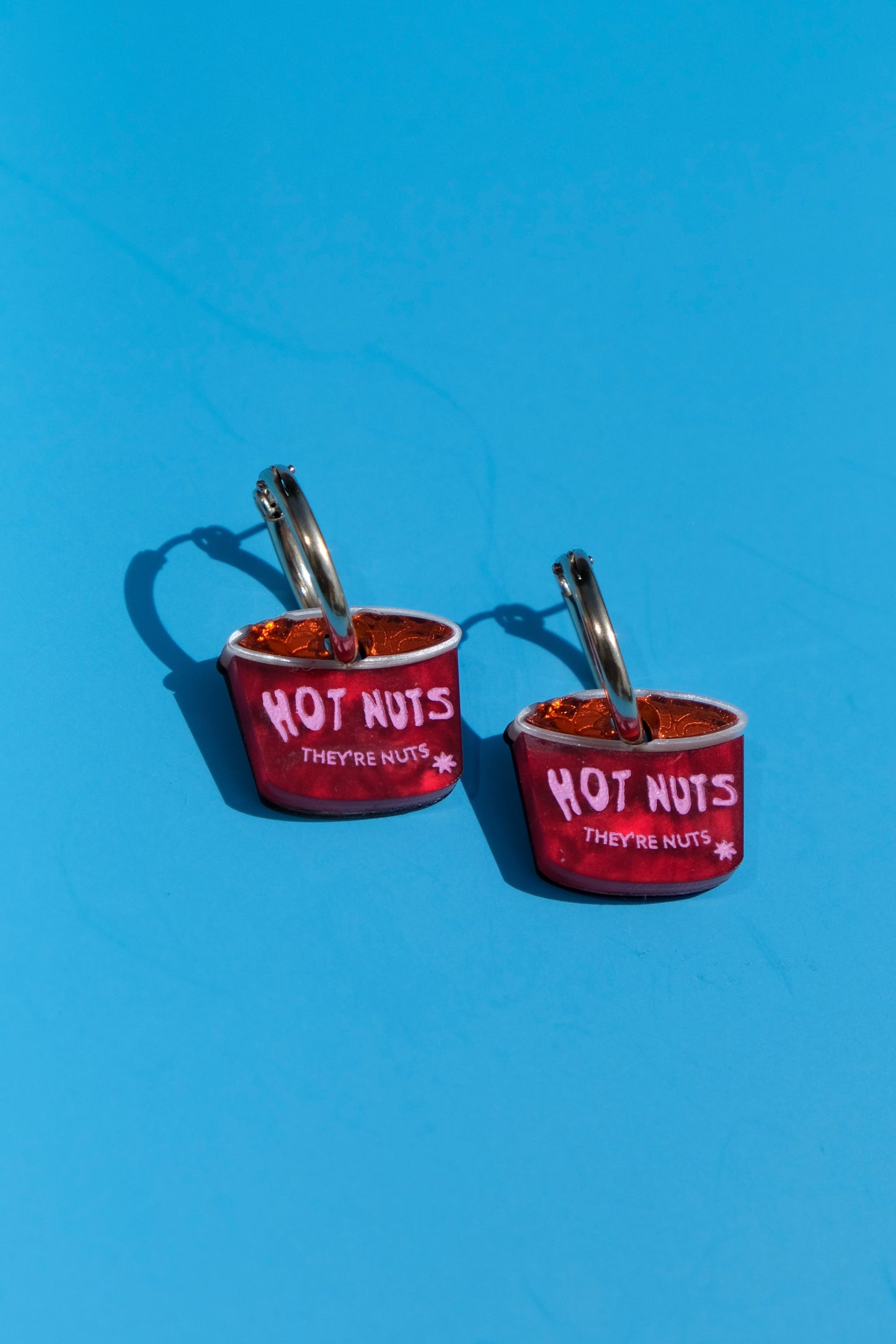 Hot Nuts Hoop Earrings