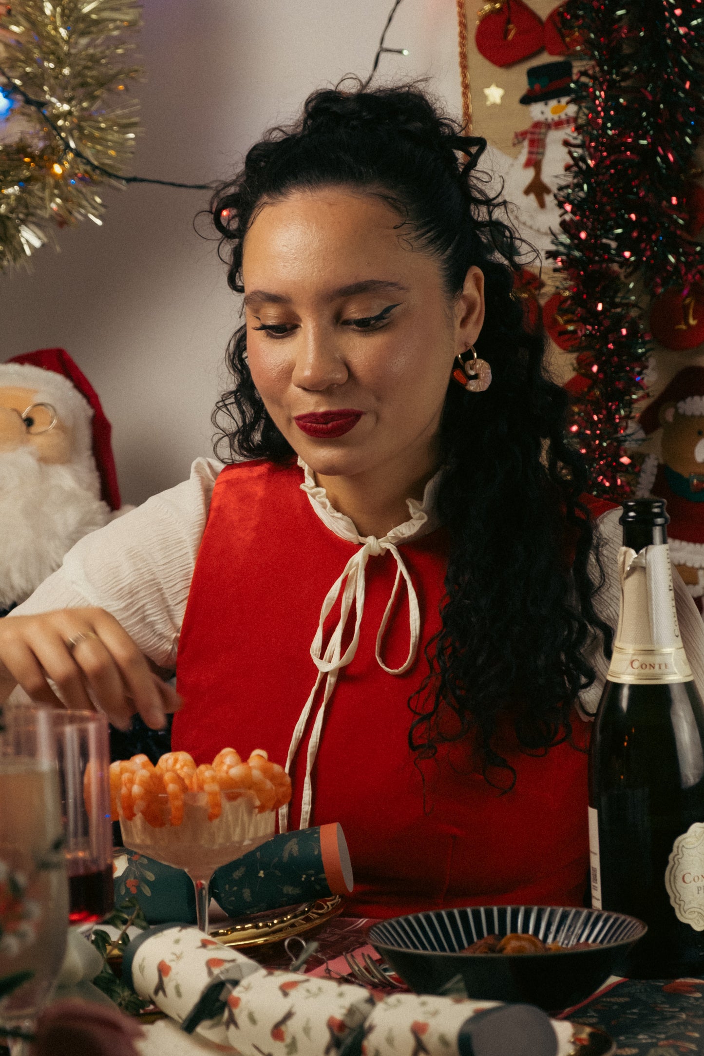 Shrimp Hoop Earrings