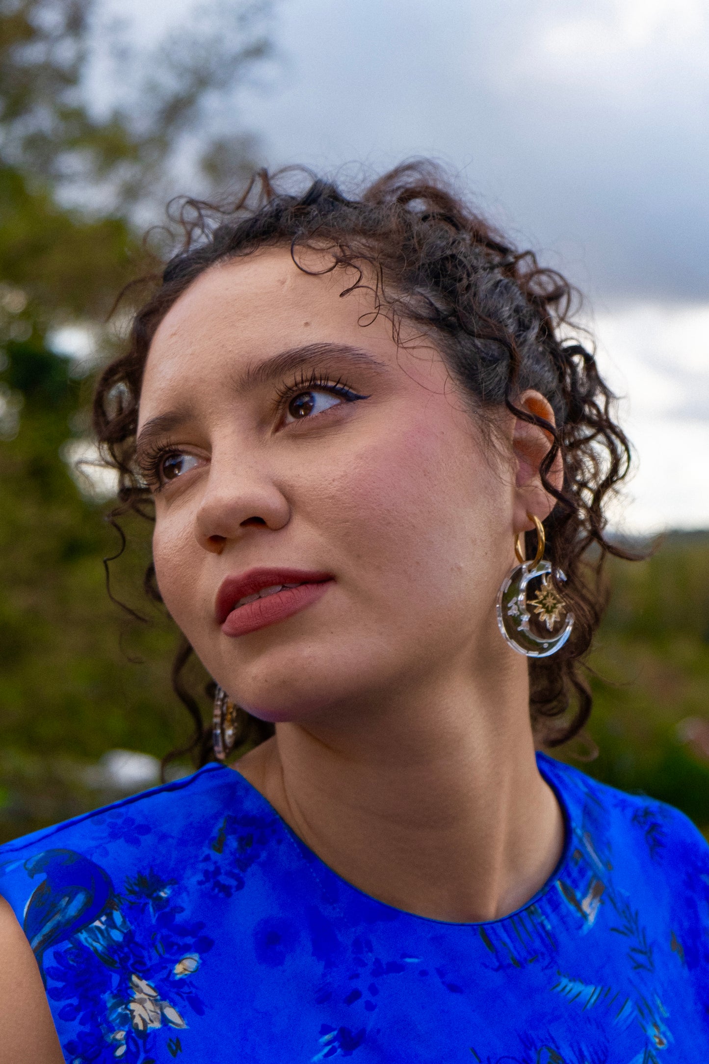 Shining Illumination Hoop Earrings