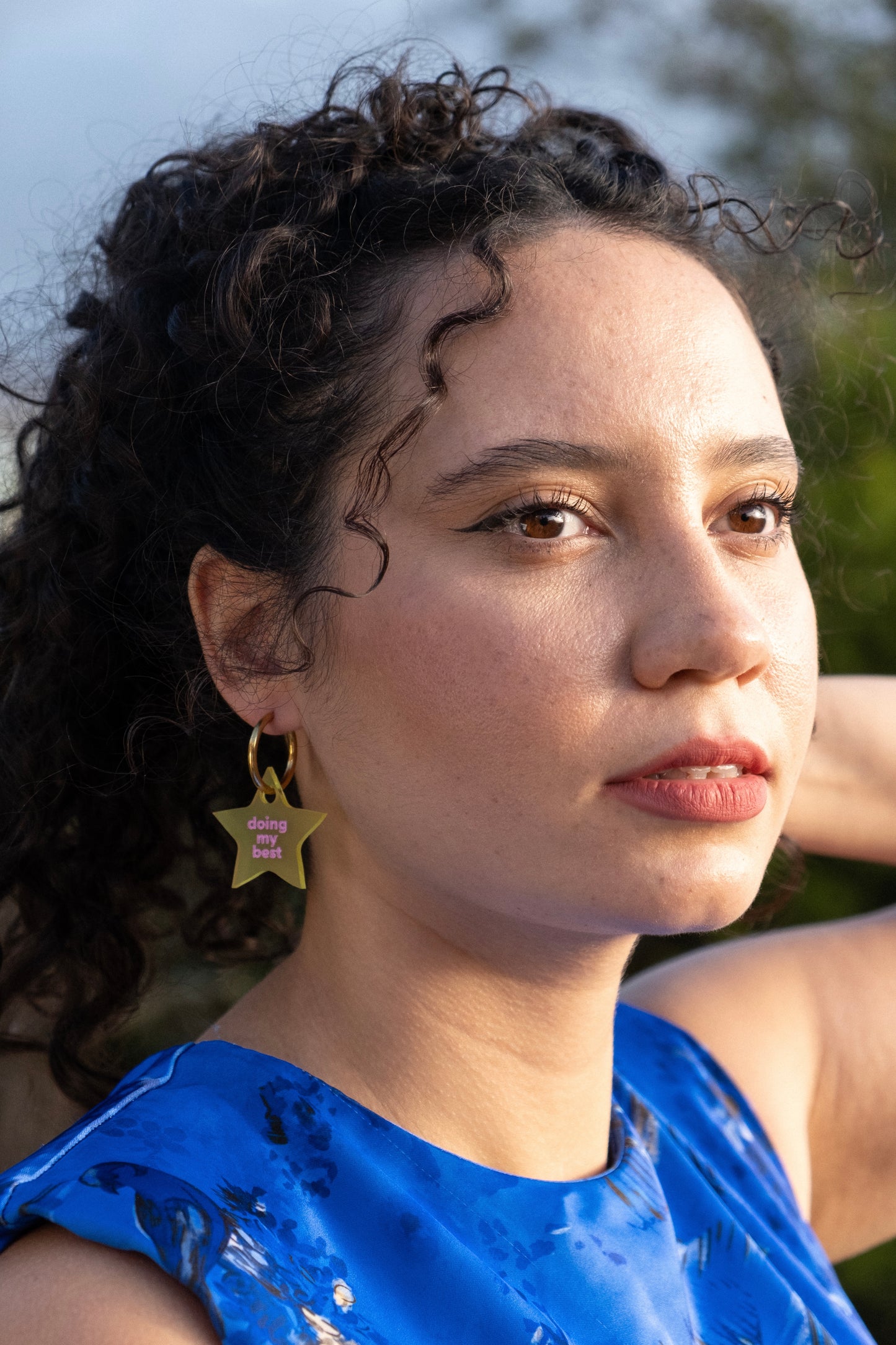 Doing My Best Hoop Earrings