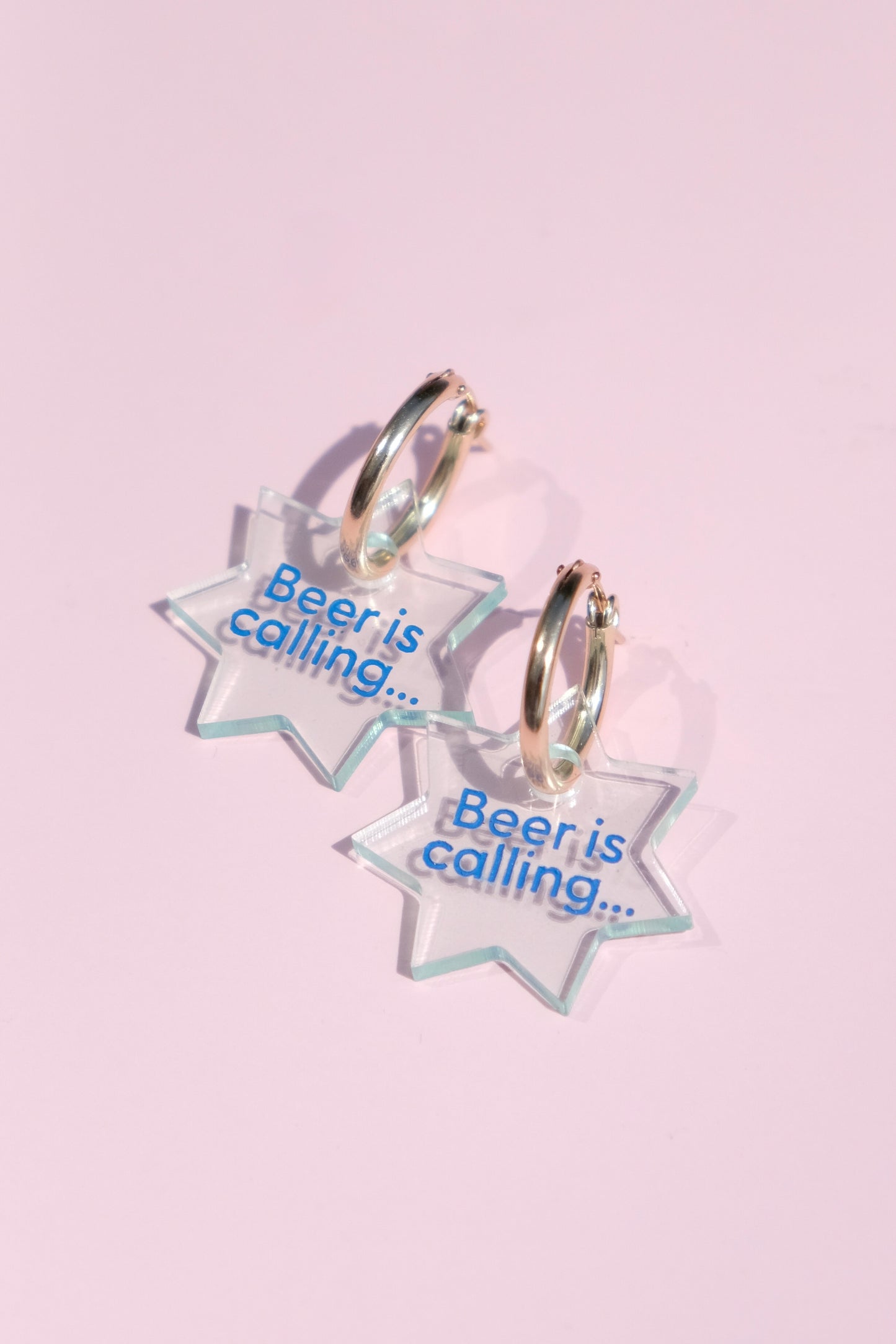 Beer is calling... Hoop Earrings