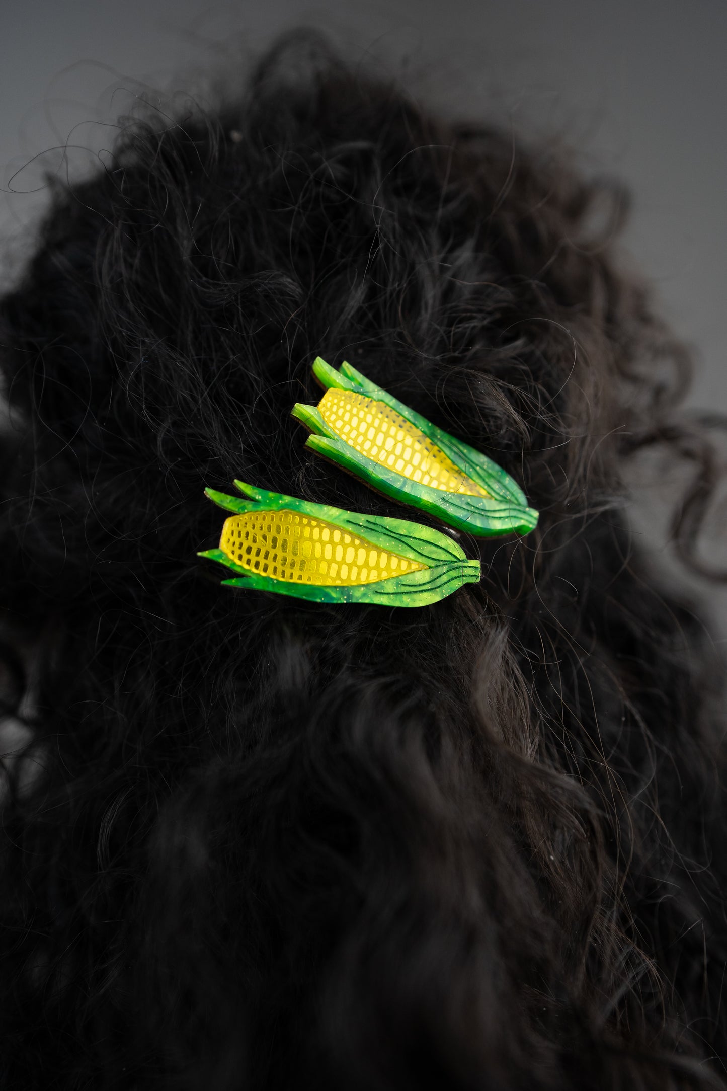 Corn Hair Clips - Set of 2