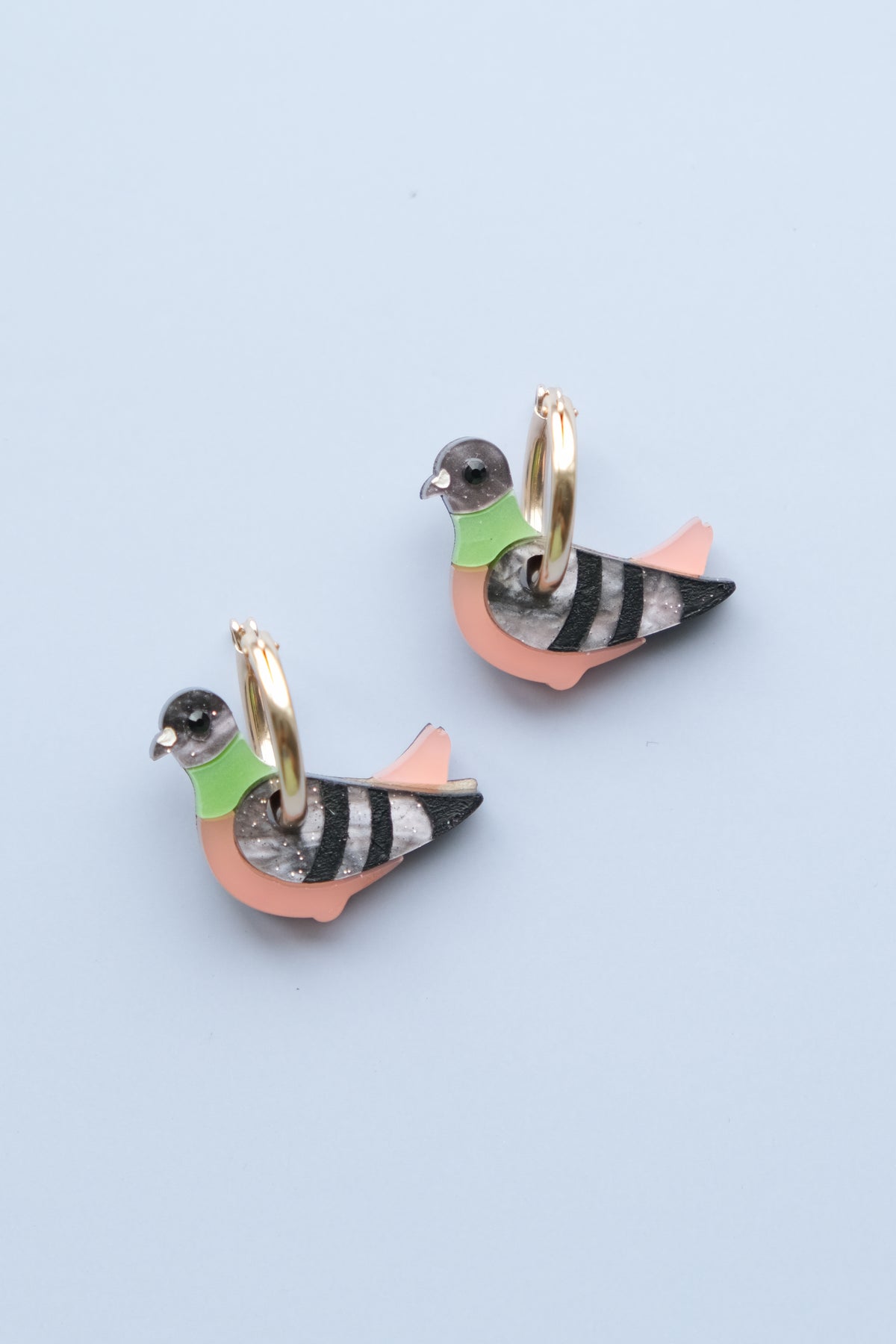 Pigeon Hoop Earrings
