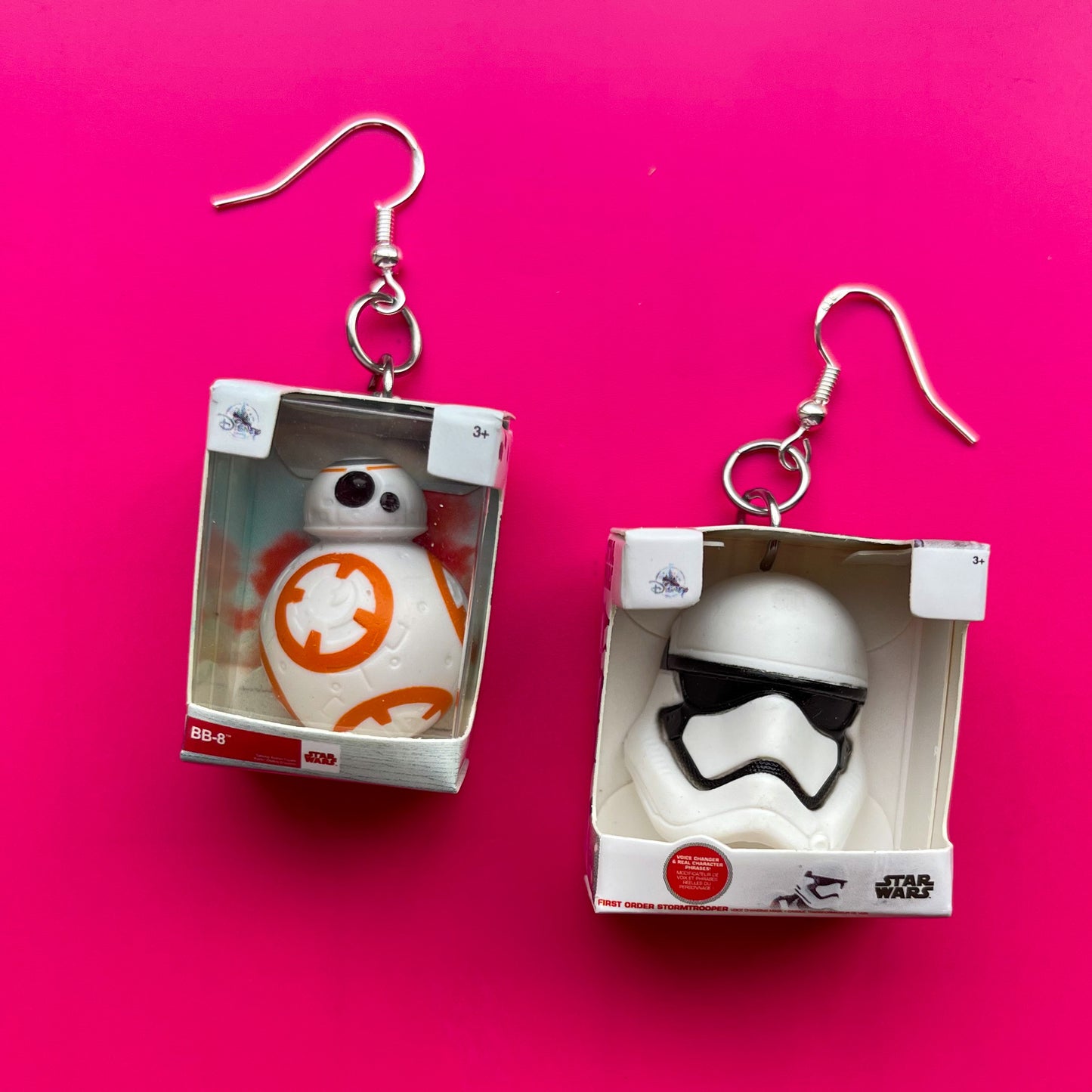 BB-8 and First Order Stormtrooper Earrings