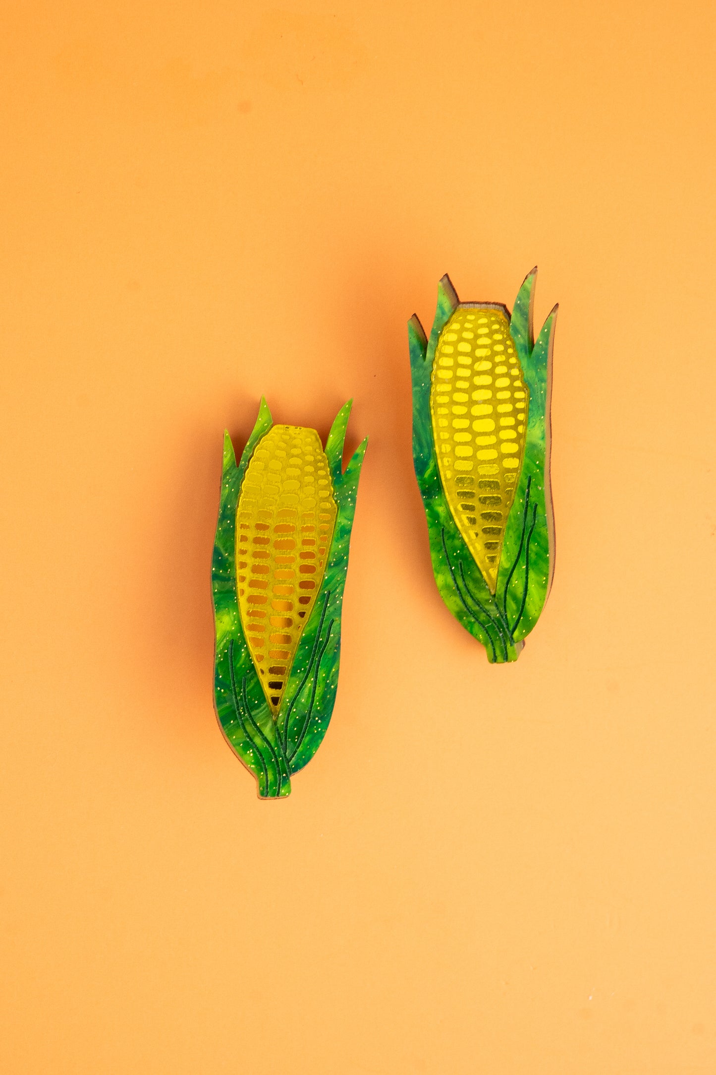 Corn Hair Clips - Set of 2