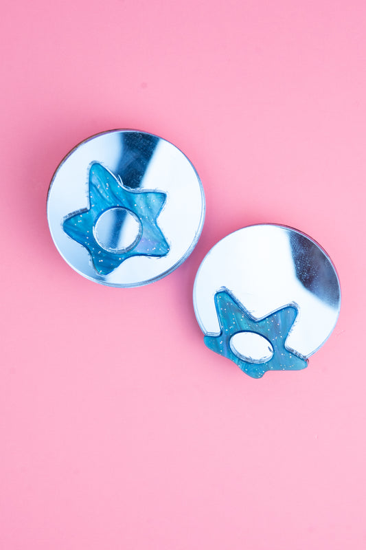 Blueberry Hair Clips - Set of 2