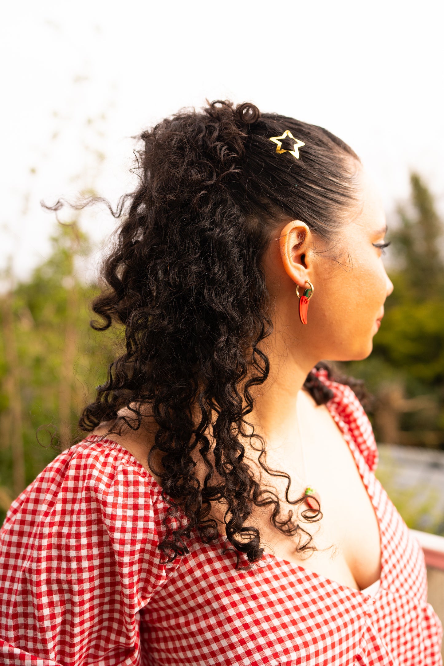 Chilli Hoop Earrings