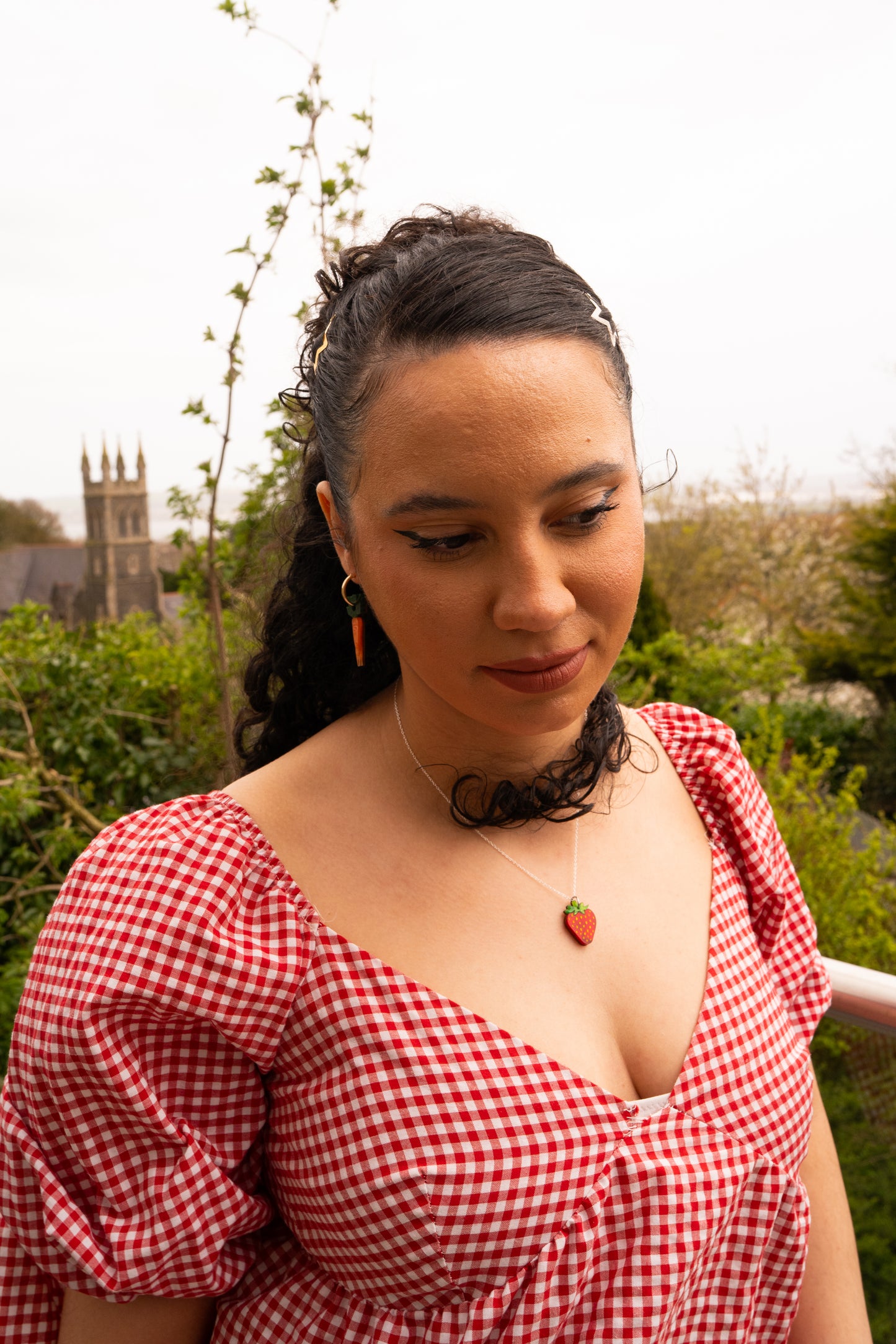 Carrot Hoop Earrings