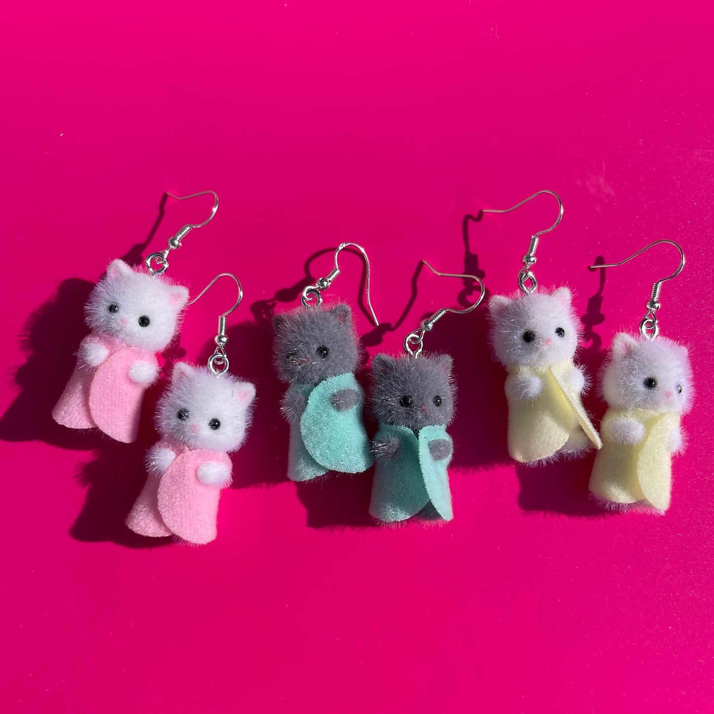 Baby Persian Kittens - Sylvanian Families Earrings - Cuteryko