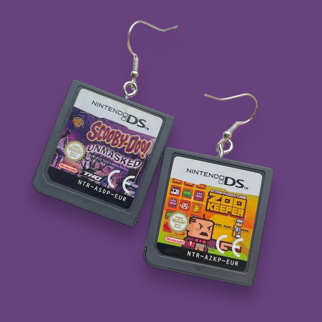 Scooby-Doo and Zoo Keeper DS Earrings