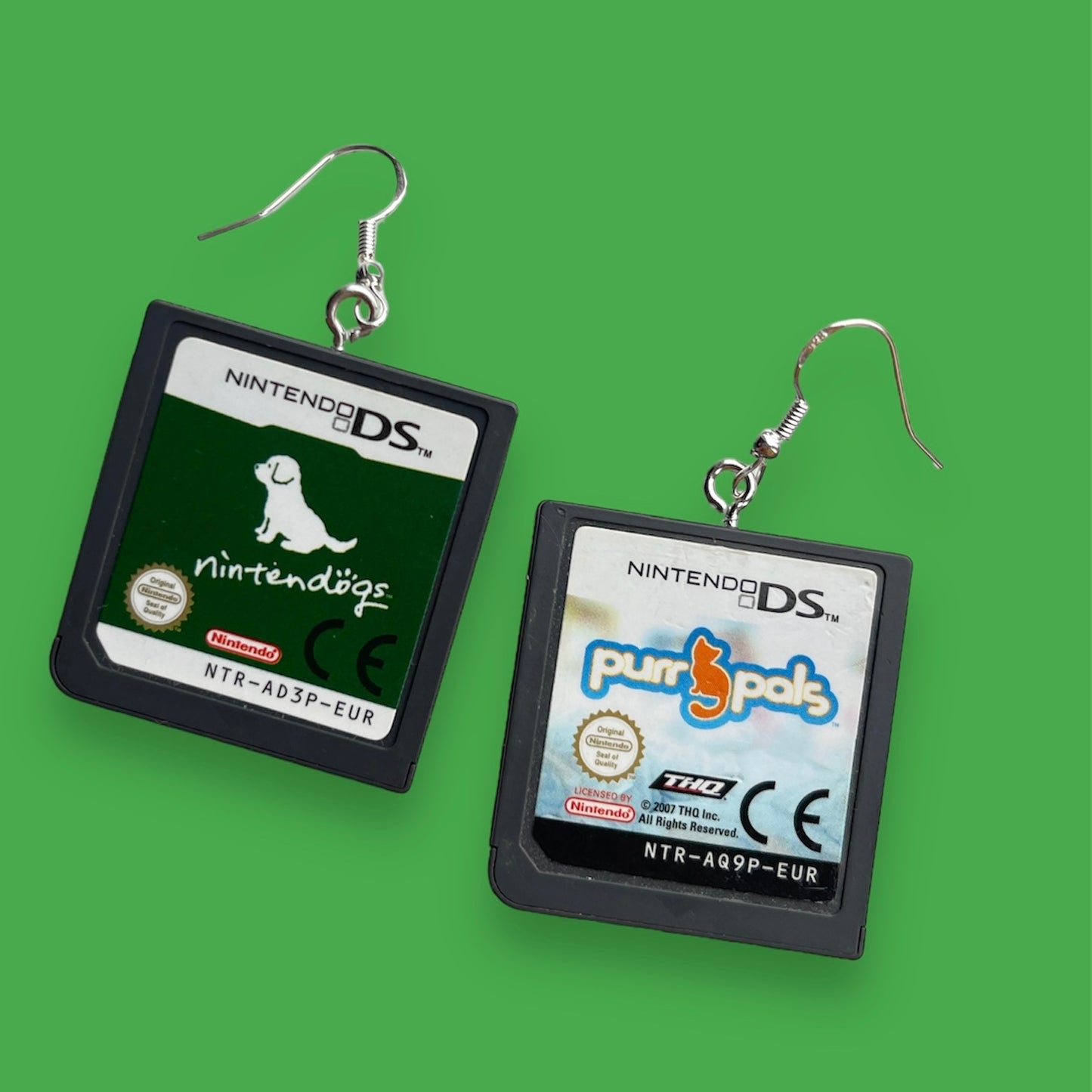 Nintendogs and Purr Pals DS Earrings