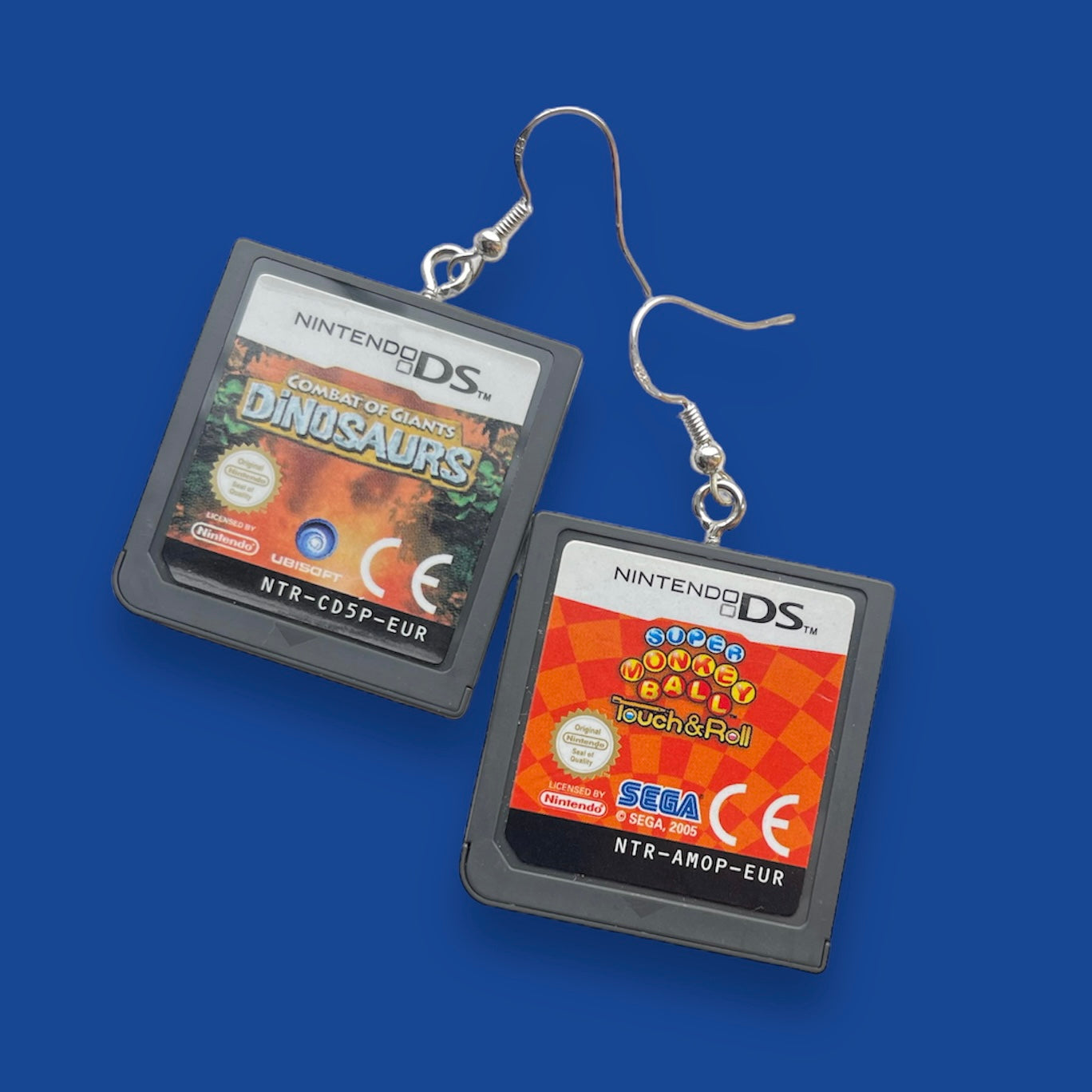 Dinosaurs and Super Monkey Ball DS Earrings