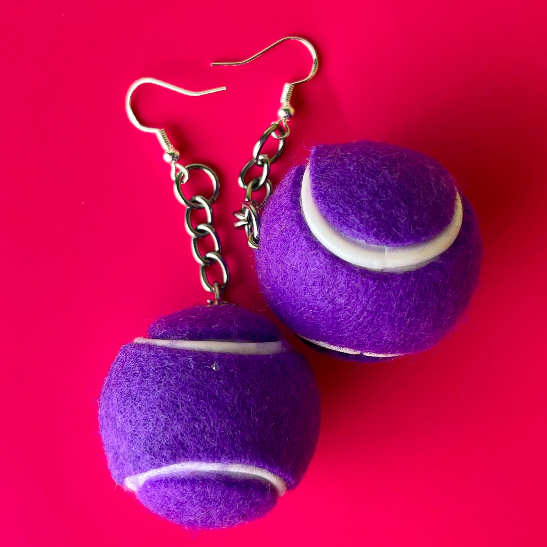 Tennis Ball Earrings - Cuteryko